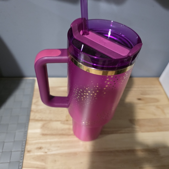 Barbie 40oz Quencher Pink Stanley Cup Tumbler w/ Straw - Picture 7 of 7